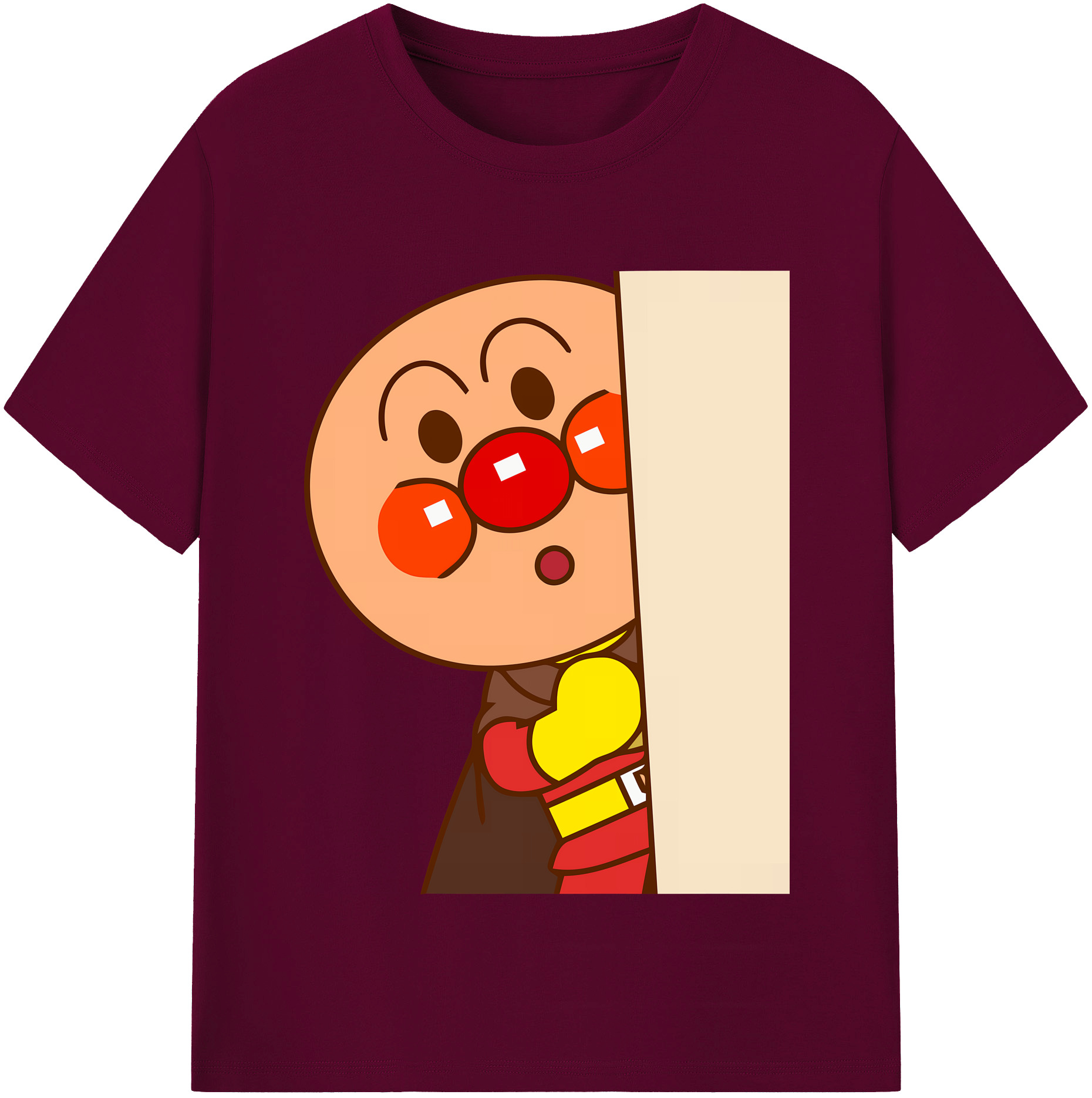 （画像用） アンパンマン Anpanman レディースカジュアルプリントTシャツ（綿100％）
